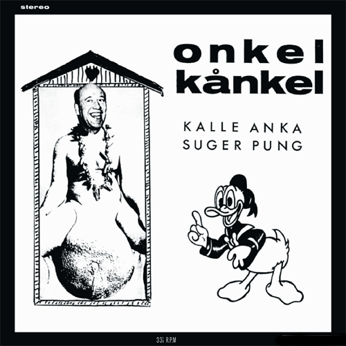 Kalle Anka Suger Pung LP-fodral Fram